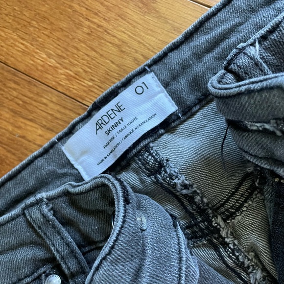 Ardene black/gray skinny jeans - Picture 3 of 5